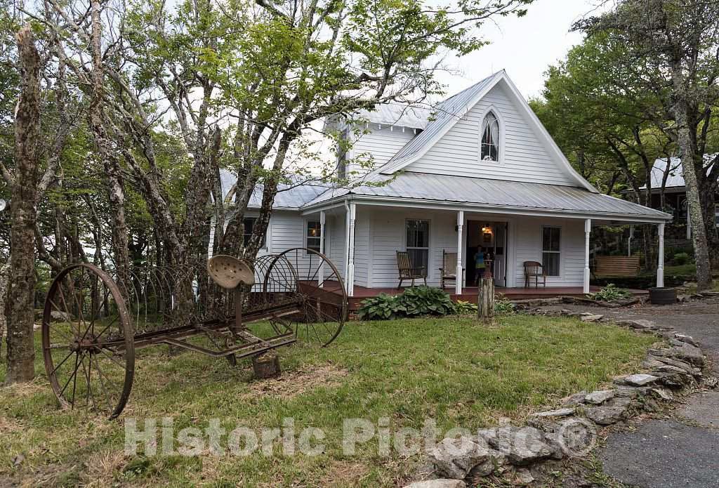 Photo - Dorothy's House, pre-Tornado, at The Land of Oz, an Unusual Theme Park at Beech Mountain, North Carolina- Fine Art Photo Reporduction