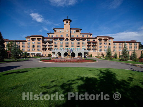 Photo- The Signature Building at The Broadmoor Hotel, a Historic Hotel and Resort in Colorado Springs 1 Fine Art Photo Reproduction