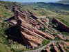 Photo - Aerial View of The Red Rocks Outdoor Amphitheater and The Formation That gave it its Name in Morrison, Near Denver- Fine Art Photo Reporduction