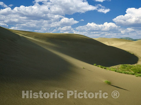 Photograph - Great Sand Dunes National Park & Preserve, one of America's newest national parks to be established (in 2004), in the San Luis Valley at the base of the Sangre de Cristo Range 2