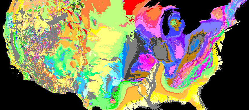 USGS Geologic Wall Maps – Historic Pictoric
