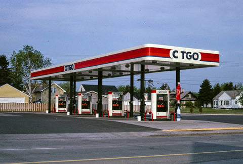 Historic Photo : 2003 Citgo gas station, overall view, Route 2, Superior, Wisconsin | Margolies | Roadside America Collection | Vintage Wall Art :
