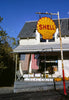 Historic Photo : 1976 Shell Gas sign and general store, Olivebridge, New York | Margolies | Roadside America Collection | Vintage Wall Art :