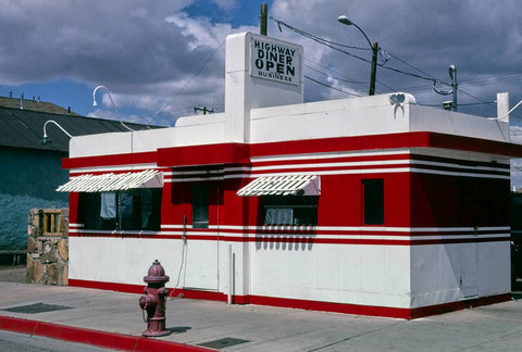 Historic Photo : 2003 Highway Diner, Route 66, Winslow, Arizona | Margolies | Roadside America Collection | Vintage Wall Art :