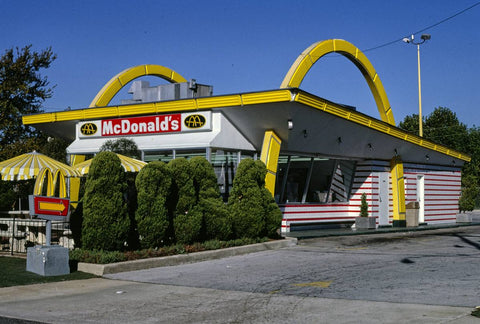 Historic Photo : 1980 McDonald's, Route 11, Birmingham, Alabama | Margolies | Roadside America Collection | Vintage Wall Art :