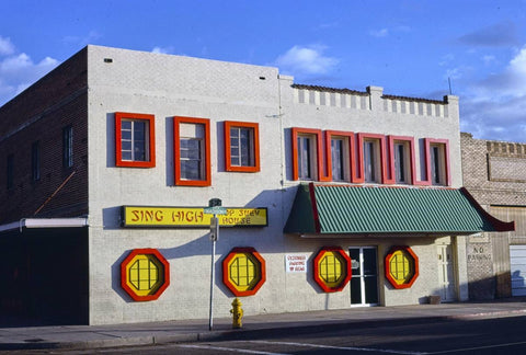 Historic Photo : 1979 Sing Hai Chinese Restaurant, Phoenix, Arizona | Margolies | Roadside America Collection | Vintage Wall Art :