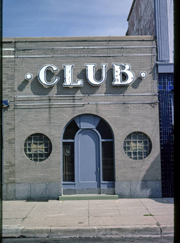 Historic Photo : 1980 The Club, 25th Street, Ogden, Utah | Margolies | Roadside America Collection | Vintage Wall Art :