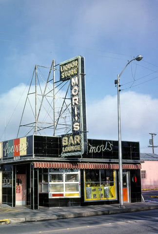 Historic Photo : 1979 Mori's Bar, 4th & Slate, Albuquerque, New Mexico | Margolies | Roadside America Collection | Vintage Wall Art :