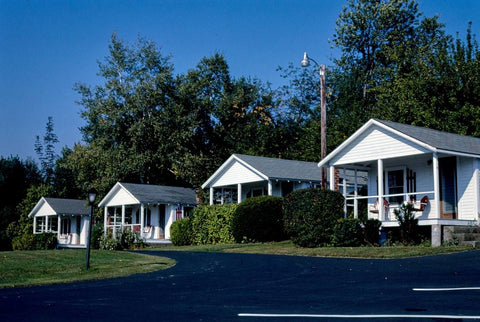 Historic Photo : 1984 Grand View Resort, Route 3, Weirs Beach, New Hampshire | Margolies | Roadside America Collection | Vintage Wall Art :