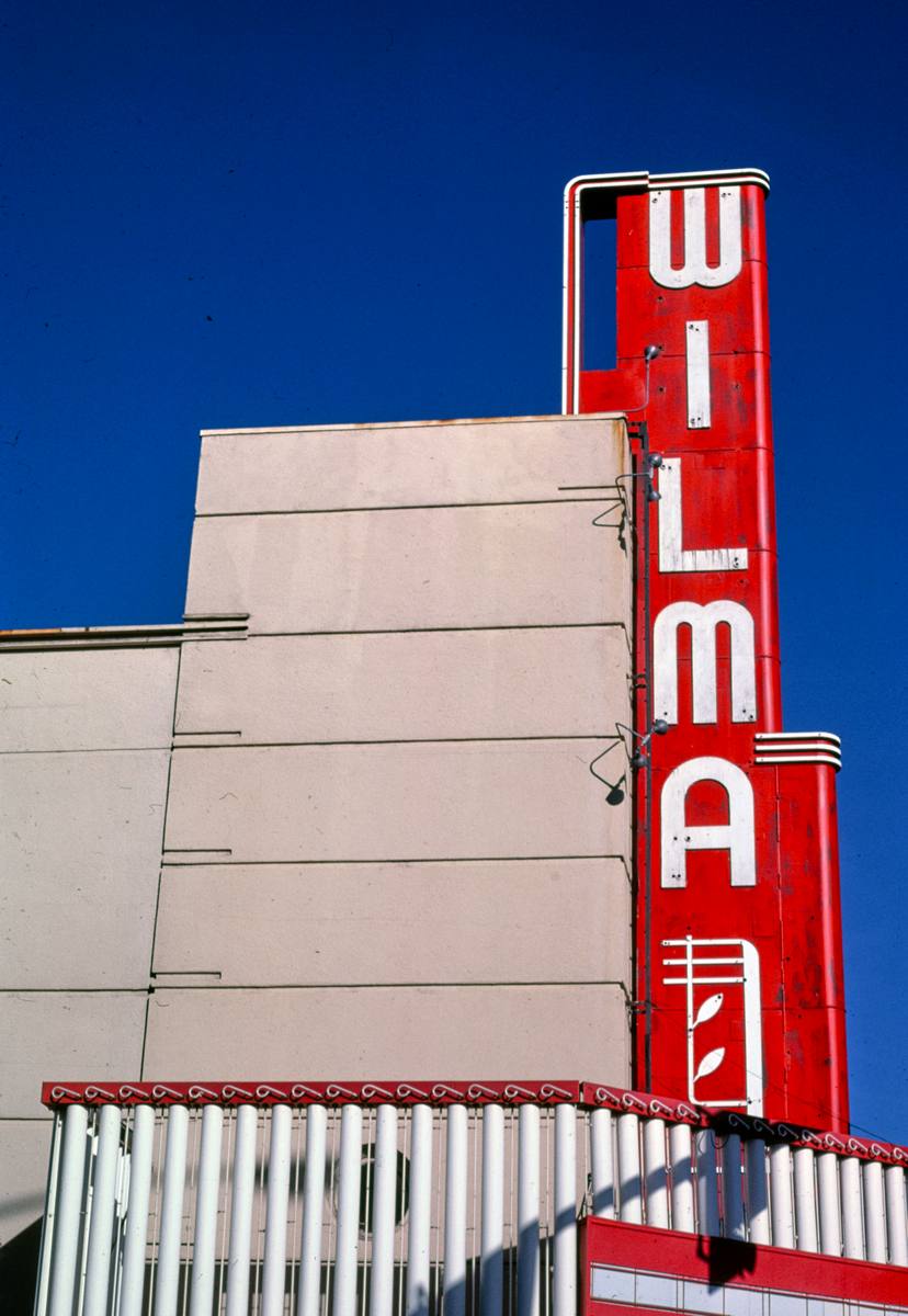 Historic Photo : 1980 Wilma Theater, Sherman Street, Coeur d'Alene, Idaho | Margolies | Roadside America Collection | Vintage Wall Art :