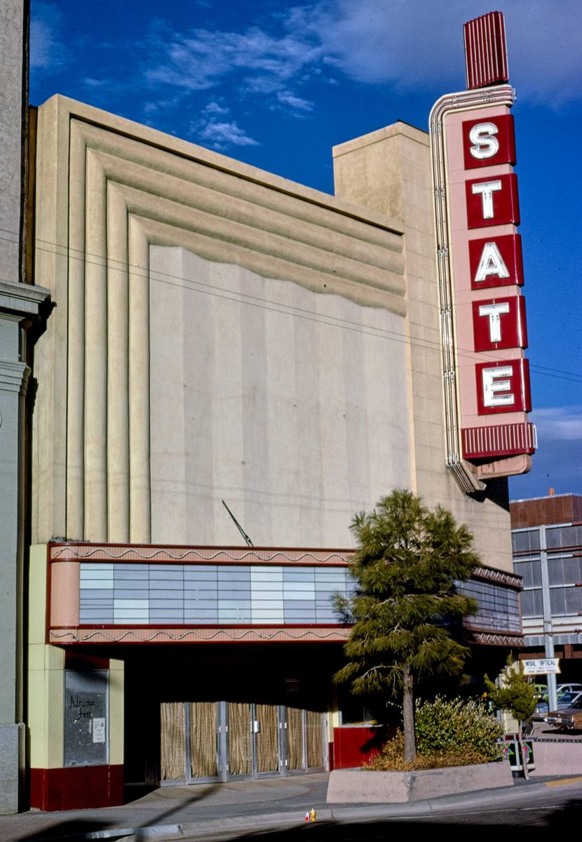 Historic Photo : 1979 State Theater, Central Avenue (Route 66), Albuquerque, New Mexico | Margolies | Roadside America Collection | Vintage Wall Art :