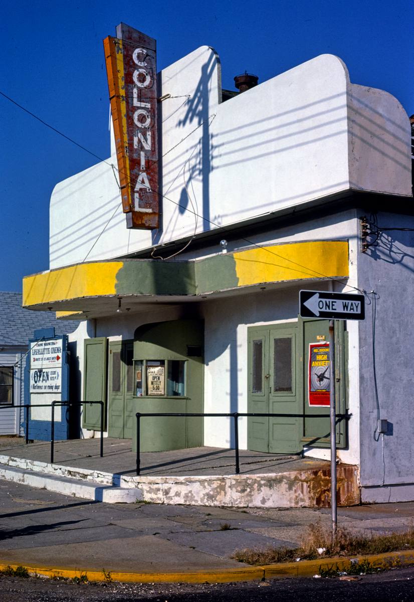 Historic Photo : 1978 Colonial Theater, angle 2, Seaside Heights, New Jersey | Margolies | Roadside America Collection | Vintage Wall Art :