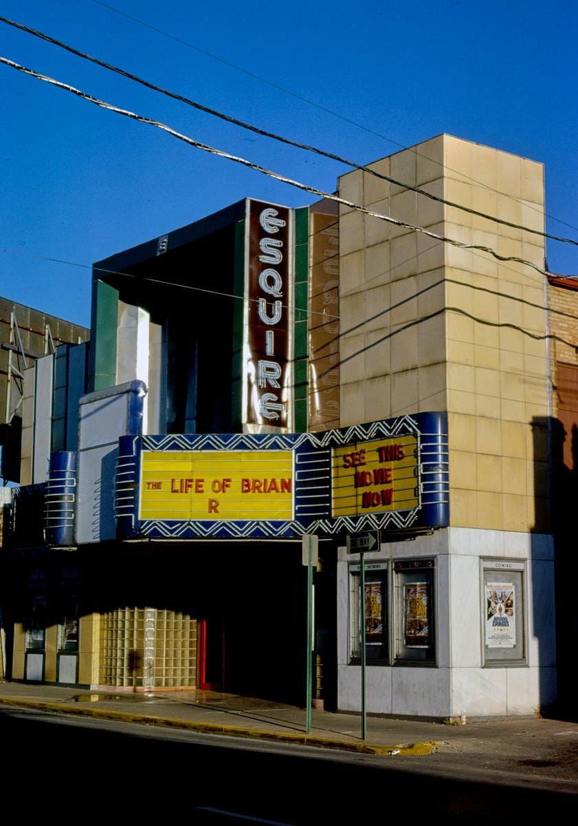 Historic Photo : 1979 Esquire Theater, Broadway Street, Cape Girardeau, Missouri | Margolies | Roadside America Collection | Vintage Wall Art :