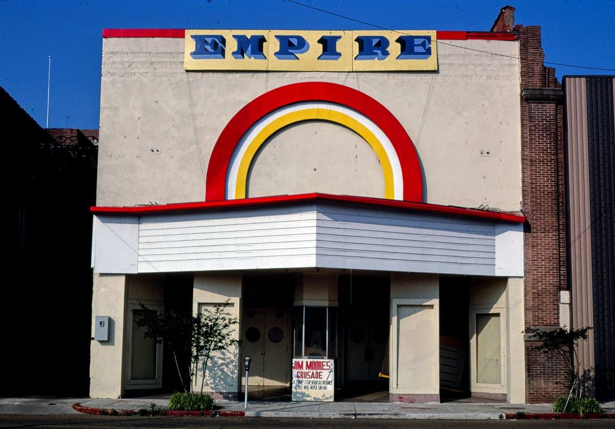 Historic Photo : 1982 Empire Theater, 3rd Street, Monroe, Louisiana | Margolies | Roadside America Collection | Vintage Wall Art :
