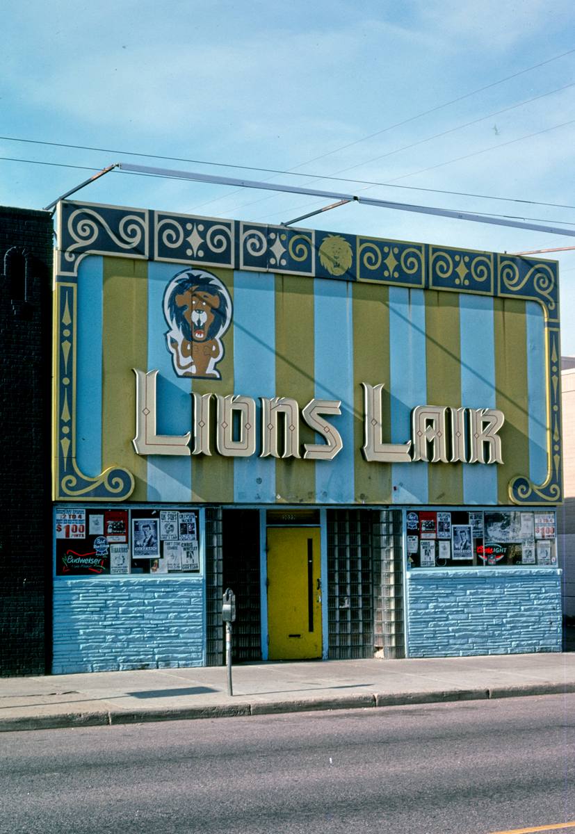 Historic Photo : 2004 Lion's Lair Bar, Colfax Avenue, Route 40, Denver, Colorado | Margolies | Roadside America Collection | Vintage Wall Art :