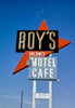 Historic Photo : 1991 Roy's Motel sign, Route 66, Amboy, California | Margolies | Roadside America Collection | Vintage Wall Art :