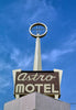 Historic Photo : 1987 Astro Motel sign, Motel Drive, Fresno, California | Margolies | Roadside America Collection | Vintage Wall Art :