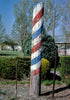 Historic Photo : 1980 Press Barber pole, Route 89, Lindon, Utah | Margolies | Roadside America Collection | Vintage Wall Art :