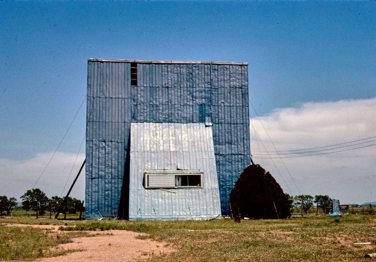 Historic Photo : 1982 Drive-in Theater, Route 283, Mangum, Oklahoma | Margolies | Roadside America Collection | Vintage Wall Art :