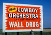 Historic Photo : 1980 Wall Drug billboard, I-90, South Dakota | Margolies | Roadside America Collection | Vintage Wall Art :
