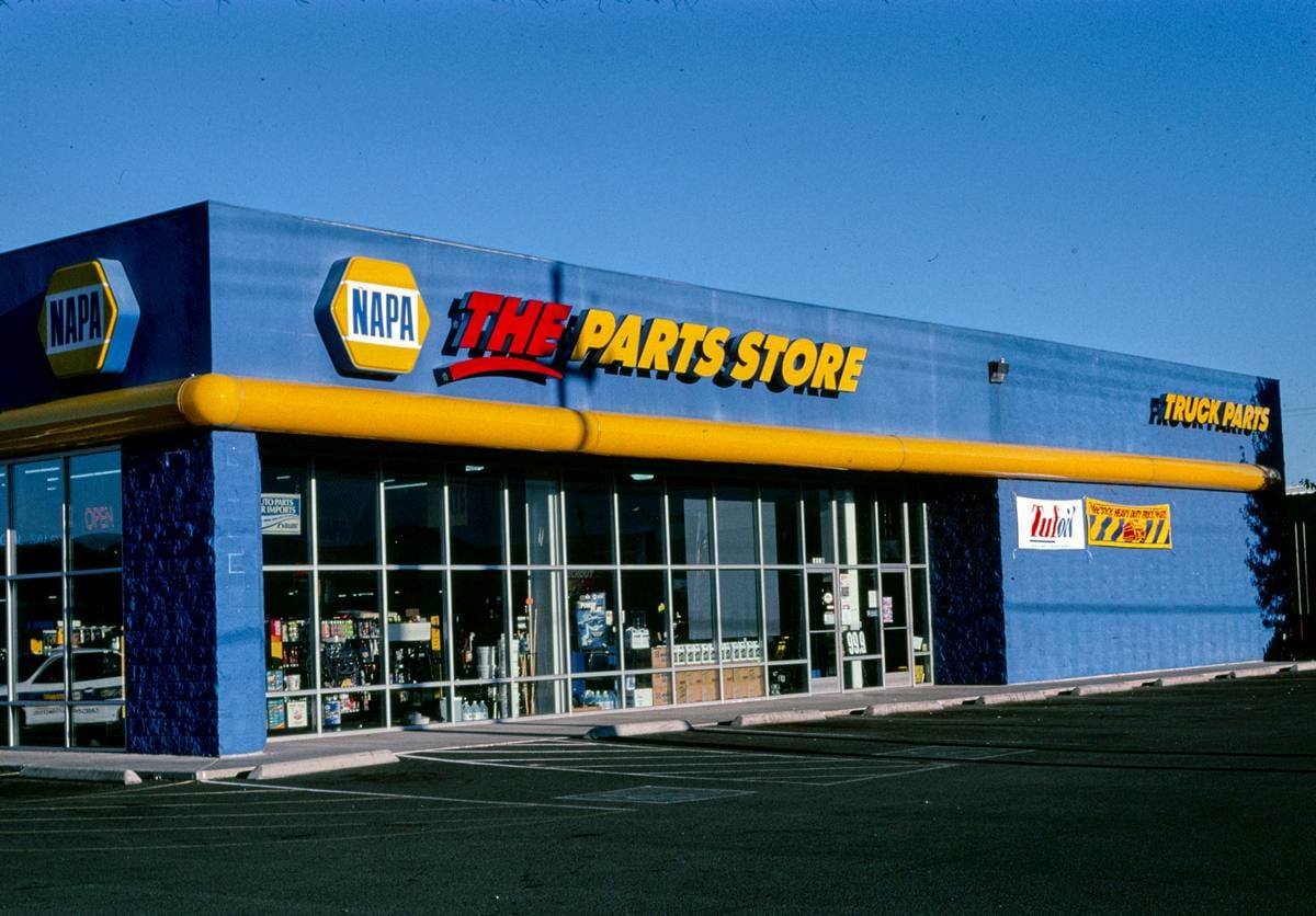 Historic Photo : 2003 Napa Auto Parts, Washburn Way, Klamath Falls, Oregon | Margolies | Roadside America Collection | Vintage Wall Art :