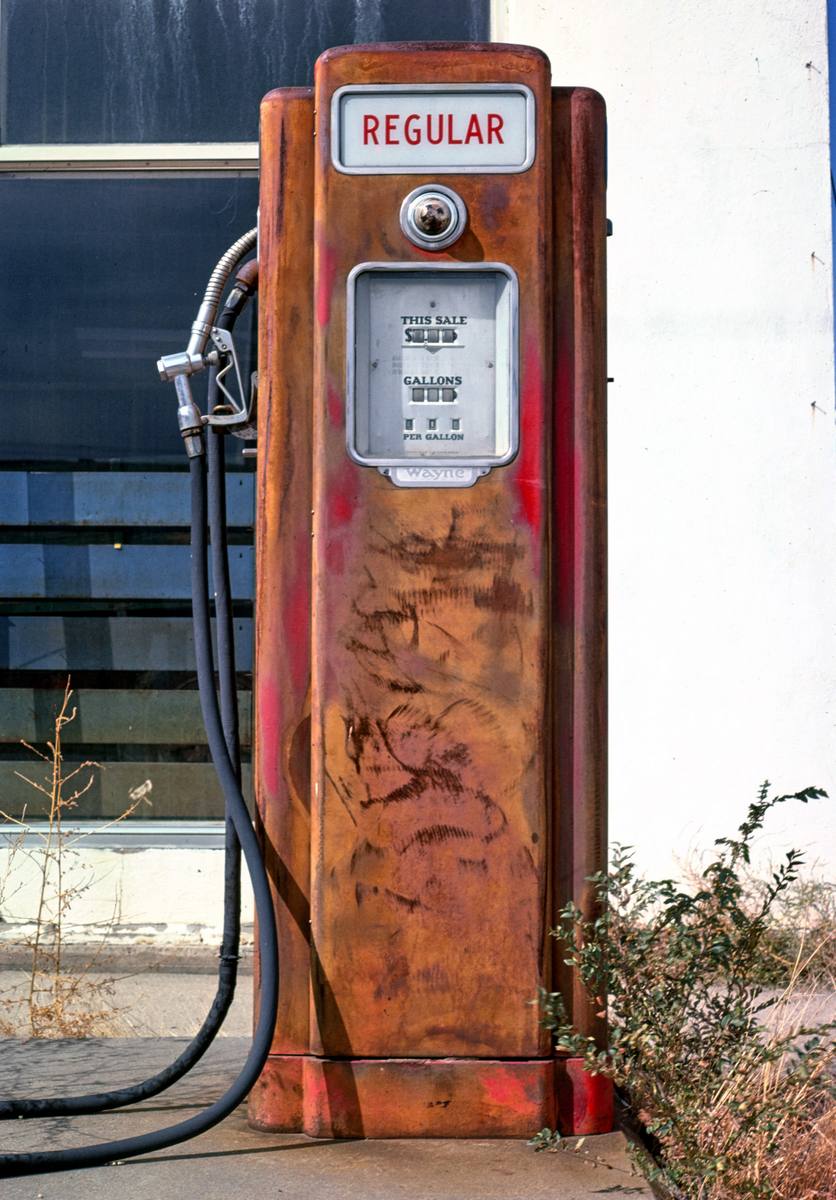 Historic Photo : 1979 Gas pump, Kinsley, Kansas | Margolies | Roadside America Collection | Vintage Wall Art :