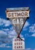 Historic Photo : 1984 Getmor Gas sign, Rt. 138, Dighton, Massachusetts | Margolies | Roadside America Collection | Vintage Wall Art :