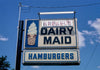 Historic Photo : 2003 Kreckel's Dairy Art ice cream sign, Decatur, Illinois | Margolies | Roadside America Collection | Vintage Wall Art :