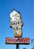 Historic Photo : 1993 Dairy Treat ice cream sign, Rt. 54, Minneola, Kansas | Margolies | Roadside America Collection | Vintage Wall Art :