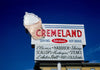 Historic Photo : 1979 Creamland ice cream sign, Manchester, New Hampshire | Margolies | Roadside America Collection | Vintage Wall Art :