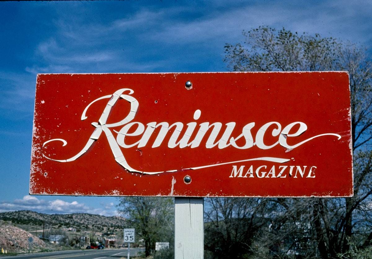 Historic Photo : 2003 Retro Burma Shave sign#5, Route 66, Peach Springs, Arizona | Margolies | Roadside America Collection | Vintage Wall Art :