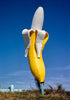 Historic Photo : 1985 Banana Water Slide banana statue, vertical, Virginia Beach, Virginia | Margolies | Roadside America Collection | Vintage Wall Art :