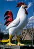 Historic Photo : 1984 Fantasy Farm entrance rooster statue, Route 4, LeSourdsville, Middletown, Ohio | Margolies | Roadside America Collection | Vintage Wall Art :