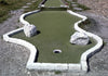 Historic Photo : 1985 Curve hole with two rocks, Around the World in Mini-Golf, Virginia Beach, Virginia | Margolies | Roadside America Collection | Vintage Wall Art :