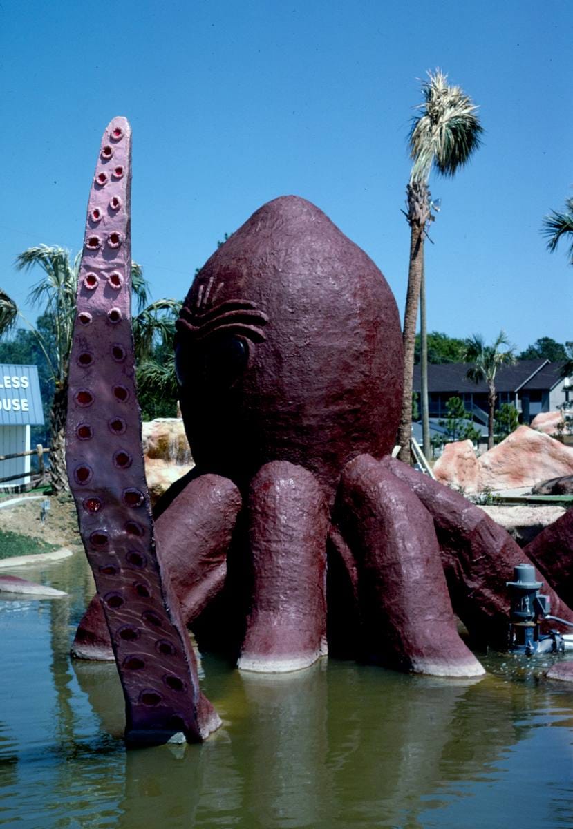Historic Photo : 1988 Octopus angle 3, Rainbow Falls Golf, Myrtle Beach, South Carolina | Margolies | Roadside America Collection | Vintage Wall Art :