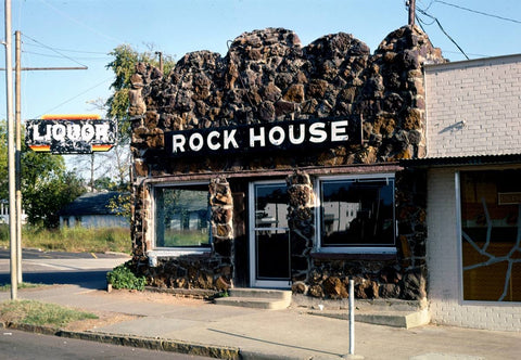 Historic Photo : 1979 Rock House Liquors, Texarkana, Arkansas | Margolies | Roadside America Collection | Vintage Wall Art :