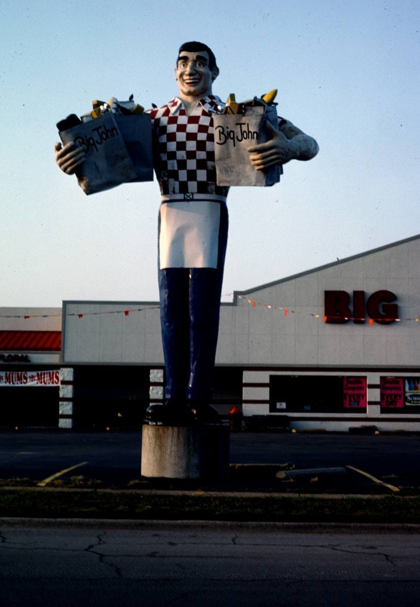 Historic Photo : 1993 Big John, Metropolis, Illinois | Margolies | Roadside America Collection | Vintage Wall Art :