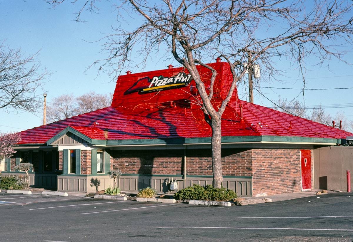 Historic Photo : 2003 Pizza Hut, Santa Fe, New Mexico | Margolies | Roadside America Collection | Vintage Wall Art :