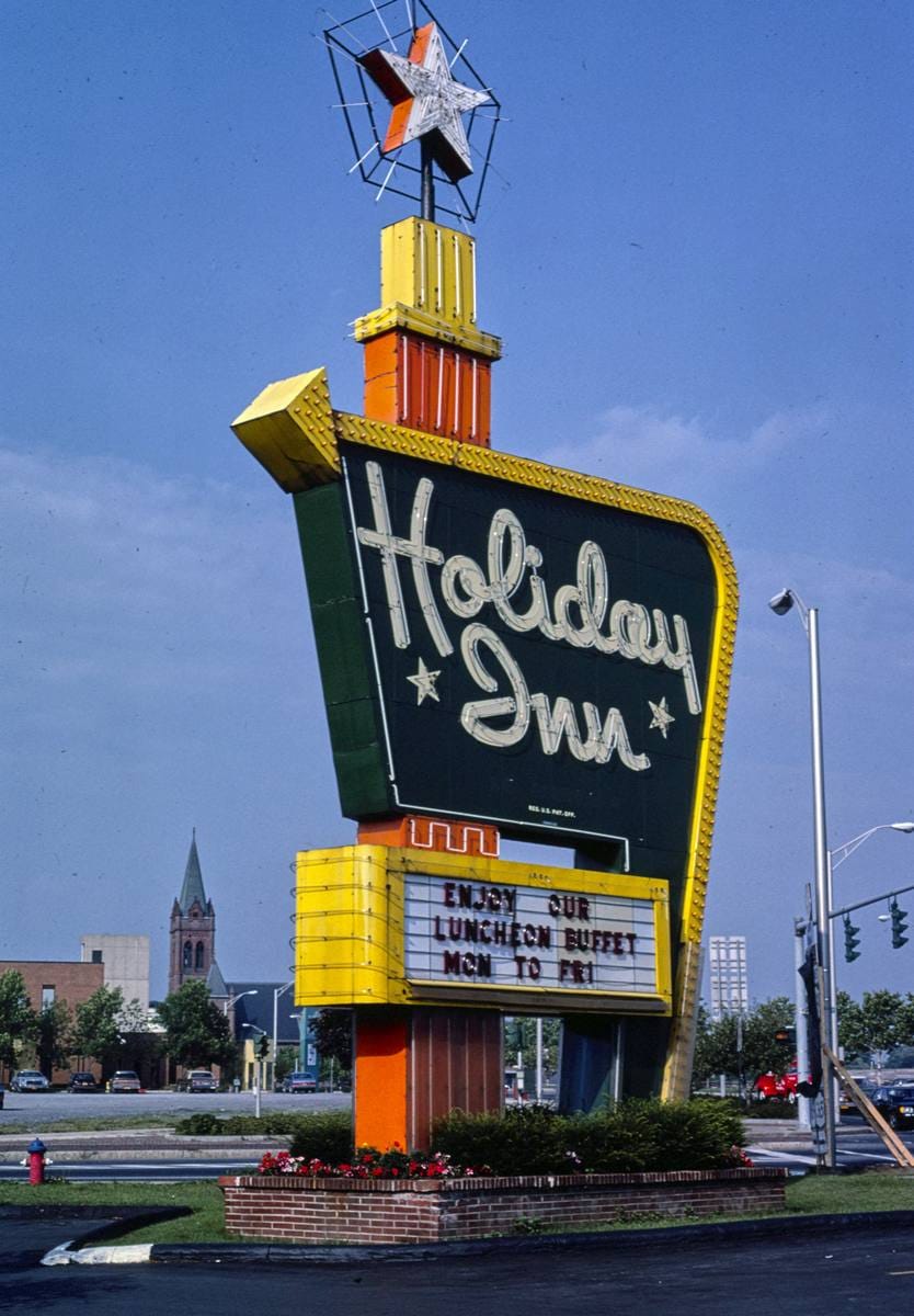 1881 Inn Sign Holiday Inn Sign