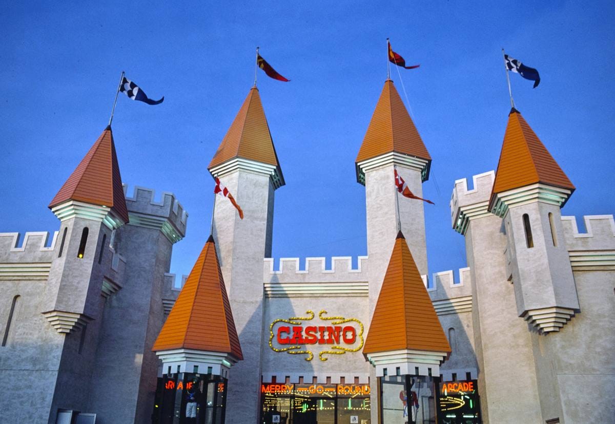 Historic Photo : 1978 Casino facade, Seaside Heights, New Jersey | Margolies | Roadside America Collection | Vintage Wall Art :