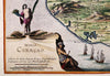 Historic Map - Curacao, an Island of the Dutch West Indies