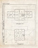 Blueprint 2. Second and Third Floor Plans - Moses Yale Beach House, 86 North Main Street, Wallingford, New Haven County, CT