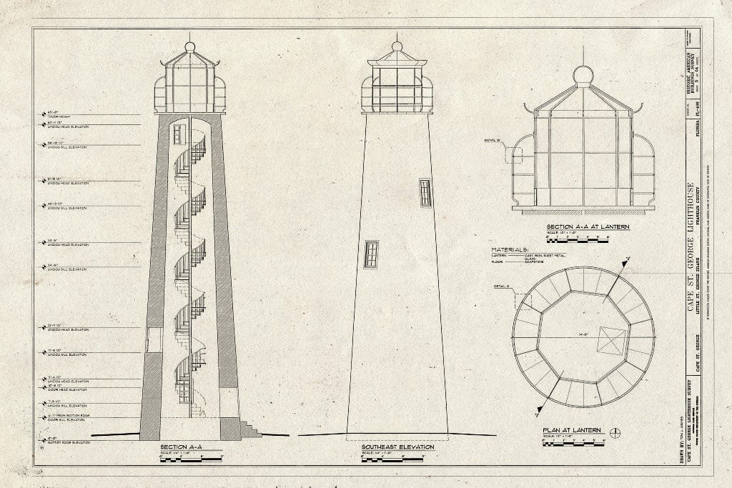 Lighthouse Blueprints Plans