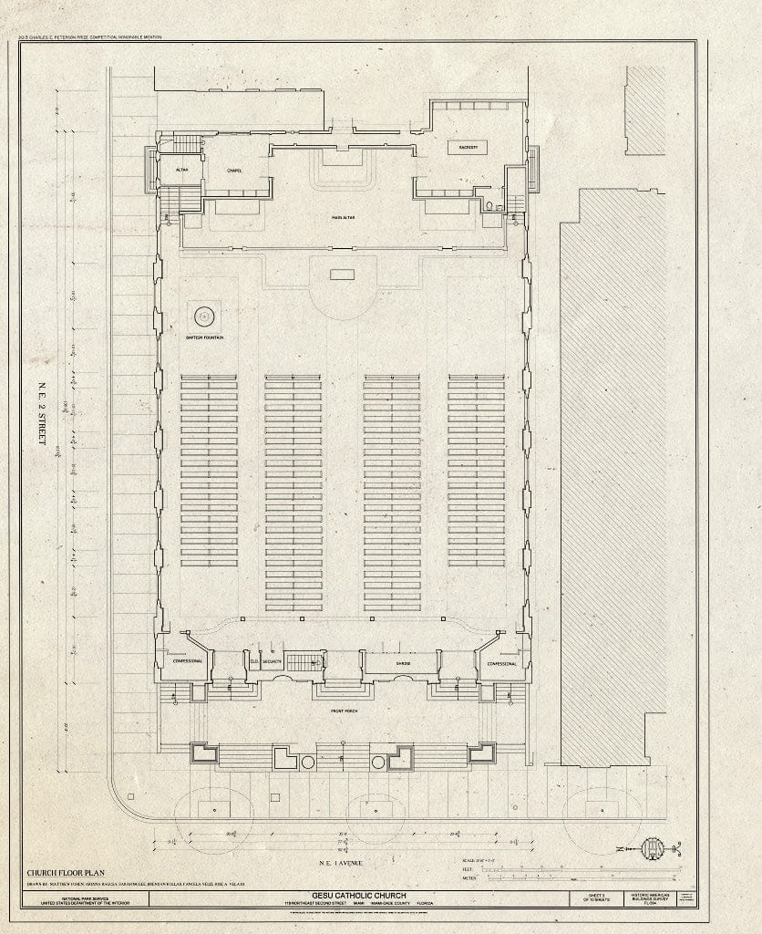 Stanley Peach: Church Plan based on the Figure of Christ – Drawing Matter