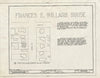Blueprint Title Sheet - Frances E. Willard House, 1730 Chicago Avenue, Evanston, Cook County, IL
