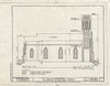 Blueprint HABS LA,63-WEY,1- (Sheet 6 of 10) - St. Mary's Episcopal Church, Near LA Highway 66, Weyanoke, West Feliciana Parish, LA
