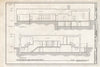 Blueprint Concession Building Sections - Statue of Liberty, Concessions Building, Liberty Island, Manhattan, New York County, NY
