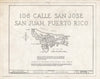 Blueprint HABS PR,7-SAJU,41- (Sheet 1 of 5) - 106 Calle San Jose (House), 106 Calle San Jose, San Juan, San Juan Municipio, PR