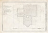 Blueprint First Floor Plan - XIT Ranch Headquarters, Fifth and West Ra ...