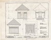 Blueprint HABS VA,48-WIL,46A- (Sheet 2 of 4) - Archibald Blair Dairy, Smokehouse & Privy, 100 Nicholson Street, Williamsburg, Williamsburg, VA